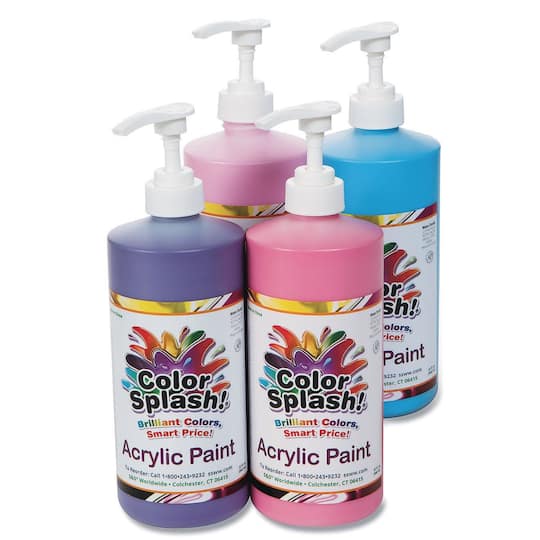 Color Splash!&#xAE; 4 Color Acrylic Paint Set